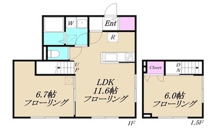 仮称エムジオ西馬込の物件間取画像